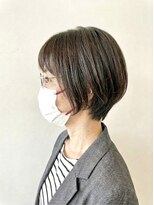 ブロッサム 東久留米店(Blossom)&nbsp;大人ショートボブ×グレージュカラー×艶髪×30代40代50代