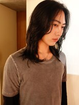 ノラジャーニー(NORA Journey)&nbsp;メンズボブウルフメンズミディアムレイヤーカットメンズウルフ
