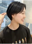 20代30代前髪なしショートハンサムショート丸みショートレイヤー
