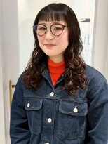 リル 四条河原町(LiLu)&nbsp;ミディアムパーマレイヤーパーマウェーブパーマ小顔パーマ