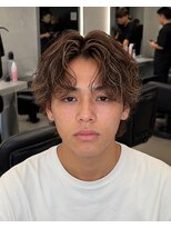 ブラック 渋谷(BLUCK)&nbsp;海外風ハイライトサーフカール