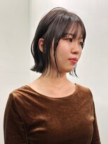 ニール 名古屋 伏見 丸の内(NEELU)&nbsp;【NEELU_misa】ボブ×透明感グレージュ