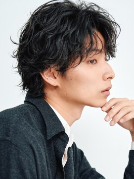 フィフス 大分(fifth) 大分シャドウパーマスパイラルパーマメンズカットマッシュウルフ
