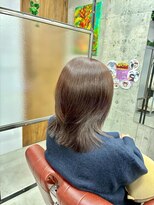 アシャベース 芦屋(asha VaSE)&nbsp;ダークパープル/ナチュラルショート/ミルクブラウン/夏/芦屋
