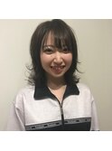 マットアッシュミディアムヘア