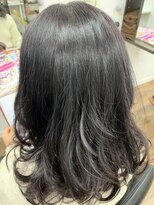 ヘアー サロン ガット(hair salon Gatto)&nbsp;☆透明感ありありのバイオレットアッシュカラー☆