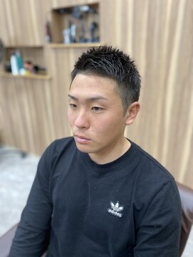 メンズヘアー ハサミ(men`s hair) 爽やかショートブロック