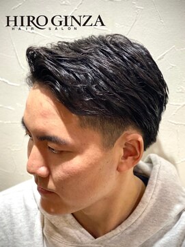 ヒロギンザ 新橋銀座口店(HIRO GINZA) ビジネスナチュラルアイロンパーマスタイル