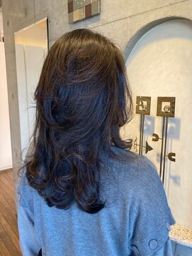 美容室 ル クラージュ ロングハイライト