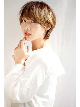 レリーキルト 岡本(RelyQuilt) 大人ショート×ベージュカラー×髪質改善【岡本/芦屋/三宮】