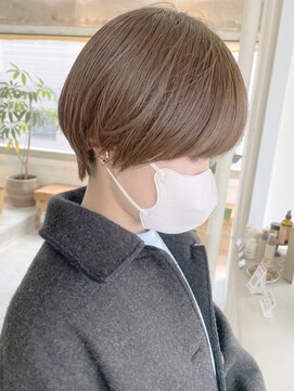 ソーコ 渋谷(SOCO) マッシュショートカット丸みショートヘア前髪ありショートボブ