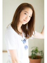 ステージ(STAGE) 大人可愛いココアベージュグレージュカラーボブウルフ黒髪幡ヶ谷