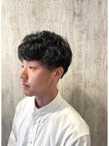 テトテ 門戸厄神店(tetote)&nbsp;【tetote川崎のサロンスタイル】刈り上げパーマスタイル