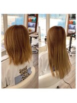 クラン ヘアーアンドスタジオ(CLAN hair & studio)&nbsp;ハイトーンエクステブリーチインナーミルクティーベージュ