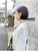 【清澄白河 半個室】 ミニボブ × ダークグレー