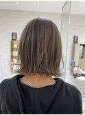 ハイライト外ハネ韓国ショート【洋光台美容室】