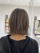 ケンジ 洋光台(KENJE)&nbsp;ハイライト外ハネ韓国ショート【洋光台美容室】