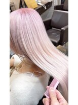 ヘアーエクステンド エフ 渋谷(f)&nbsp;パステルピンクロング