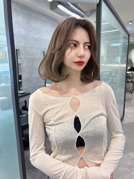 リリー(Lilley) 【lilley 稲永麻衣】韓国ボブ+タンバルモリ+韓国ヘア