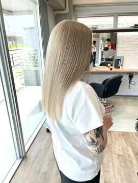 エイト 沖縄豊崎店(EIGHT toyosaki) 【EIGHT 豊崎】お客様スタイル_ホワイトベージュ