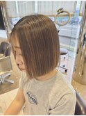 白髪ぼかしハイライト金沢美容室Aエース小酒井白髪ボカシ