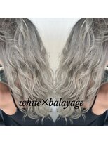 アンルーク ヘア(+1 unluke hair) [+1unluke]2025-SS/white×balayage