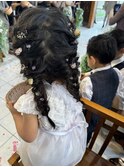 【ヘアアレンジ　子供　//  横松ゆかり】