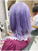 パープルアッシュ　バイオレットグレージュ　紫カラー