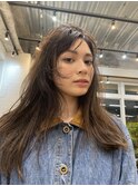 顔まわりで小顔に◎ロングヘア