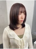 レイヤー×ピンクブラウン