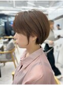 黒髪カタログ/ボブルフ/小顔に見せるヘア/ワンレン