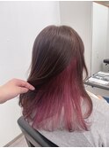 Hair Salon for D  × インナーピンク
