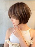 似合わせカット/メルティーカラー／ショートボブ