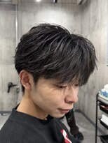 ビカムメンズヘアー 栄店(become men's hair)&nbsp;フェザーパーマ/シースルーマッシュ/フェザーショート/名古屋/栄