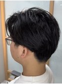 【isola】メンズ/ニュアンスパーマ/バリカンなしツーブロ風