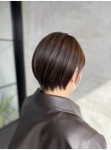 ショート/丸みショート/襟足ギザギザショート/耳掛けショート