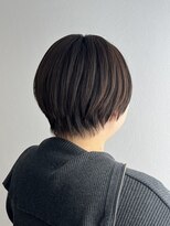 ランプヘアーデザイン(LAMP HAIR DESIGN)&nbsp;【堀田 奈穂】マッシュショート/オリーブカラー/