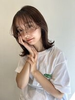 ジーナ 高槻(Zina) 髪質改善＊チェリーブラウンミニウルフ＊美髪【Zina高槻】