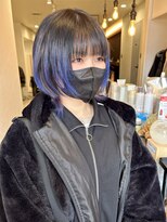 ノア(noah.)&nbsp;紫のシャドールーツの中生ウルフ