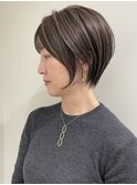 大人ショートヘア/ハイライトカラー/イルミナカラー【国分寺】