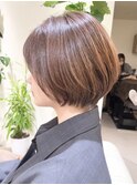 【 Ｉ. 】30代からのナチュラル前下がりショートボブ　川口