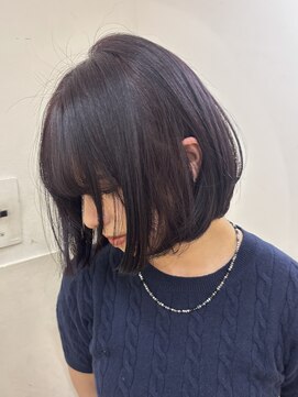 ネアー 新潟(NEER) アプリコットオレンジ/くびれヘア/ウェーブショート［新潟］