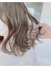 明るく仕上がる脱白髪染めカラー＋似合わせカット