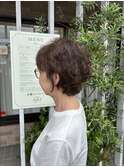くせ毛を楽しむショートスタイル♪