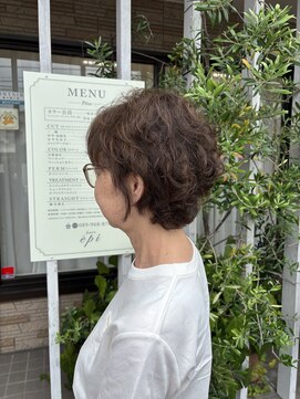 エピ 余戸店(epi) くせ毛を楽しむショートスタイル♪