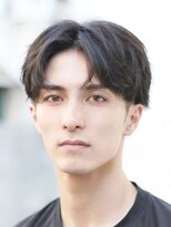 ハレ ヘアサロン(Hale hair salon)&nbsp;Haleブルーブラックフェザーパーマサーフカールニュアンスパーマ