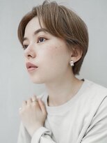 ギークス(GEEKS)&nbsp;【GEEKS渋谷】マッシュショート/マロンベージュ/冬ヘア/20代30代