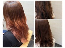 秋冬カラーで白髪ぼかしがおすすめ♪