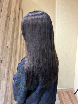 イロリ 土気あすみが丘店(IRORI) オーガニックカラー根本染め　ブラウン×髪質改善トリートメント