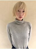 ショート・ボブレイヤー/レイヤーカット/顔周りレイヤー/20代